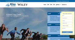 Desktop Screenshot of mileseducation.com